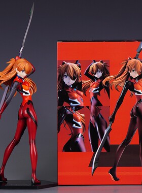 新福音战士 EVA 明日香 战斗服美少女手办动漫游戏摆件现货批发