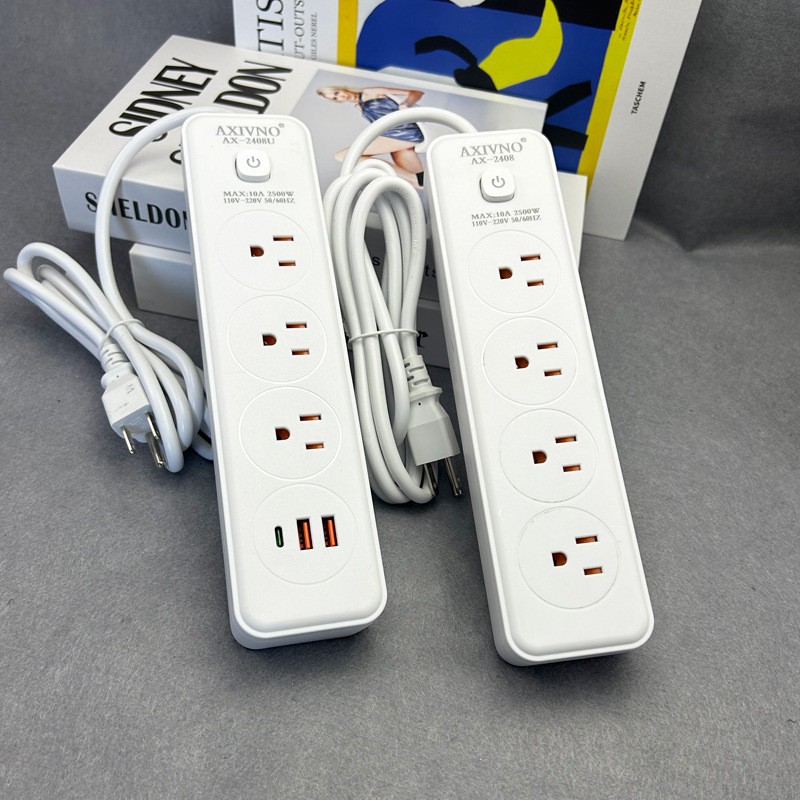 110V美标多功能USB+Type-C插座图片