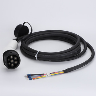 厂家380V新能源电动汽车充电桩零配件5米11 22KW欧标充电枪头