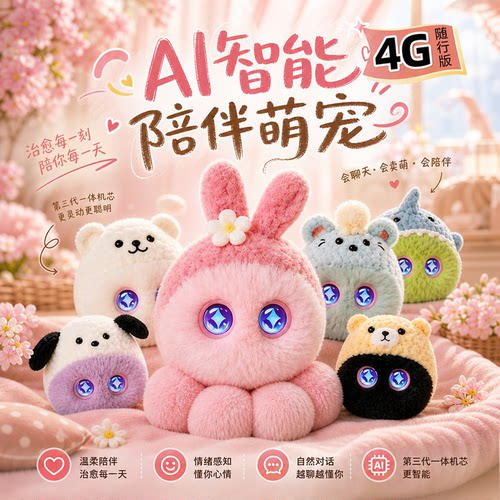 【4G随行版】ai智能陪伴机器人