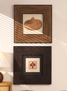 中古风相框画框空框装裱定制尺寸复古4k8K38油画挂墙50大尺寸A3a4