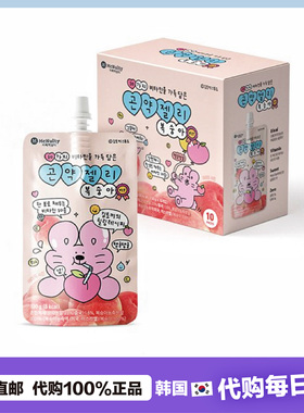 【韩国直邮】MCNULTY低卡魔芋果冻桃子味低卡饱腹代餐每袋仅8kcal