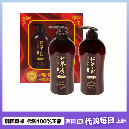 【韩国直邮】MCERADE红参秀GOLDEN头皮清洁洗发发水发丝光泽730ml