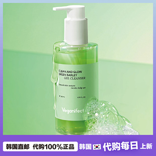 【韩国直邮】Veganifect纯净光泽青稞LHA洁面啫喱 洗面奶深层清洁