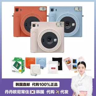 SQ1 Fuji富士instax 方形宽幅拍立得相机一次成像4寸 韩国直邮