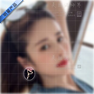 电视剧颖儿明星同款耳环六姊妹饰品银针女爱心何家艺甜美耳扣饰