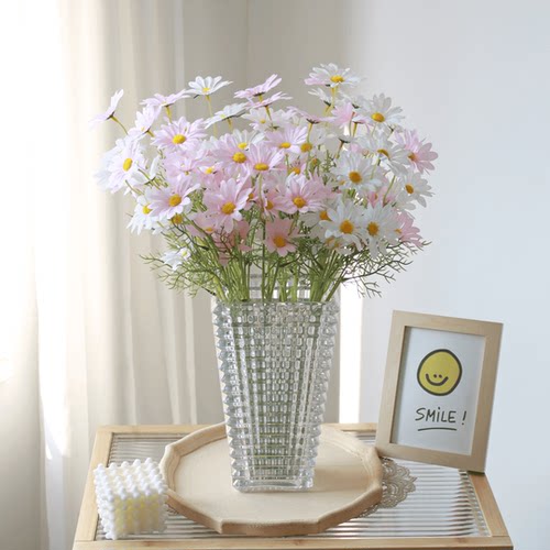 小雏菊洋甘菊假花仿真花客厅餐桌干花束摆设装饰花艺摆件拍照道具