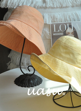 孤品捡漏！清仓！缺色处理春夏天遮阳帽出游防晒帽子渔夫帽女凉帽