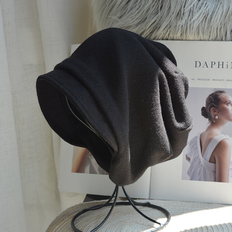 uasu韩国原版羊毛呢堆堆帽