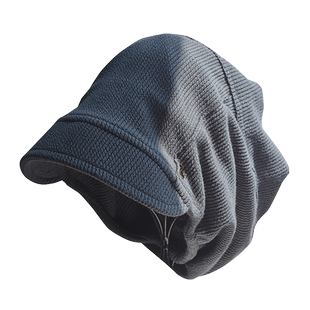 大头围闭眼入！2025新款素颜秋冬季男女贝雷针织堆堆帽子带沿冷帽