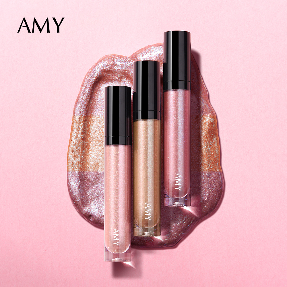 Amy/安美液体眼影闪粉珠光闪亮超闪单色懒人亮片眼影液网红款彩妆