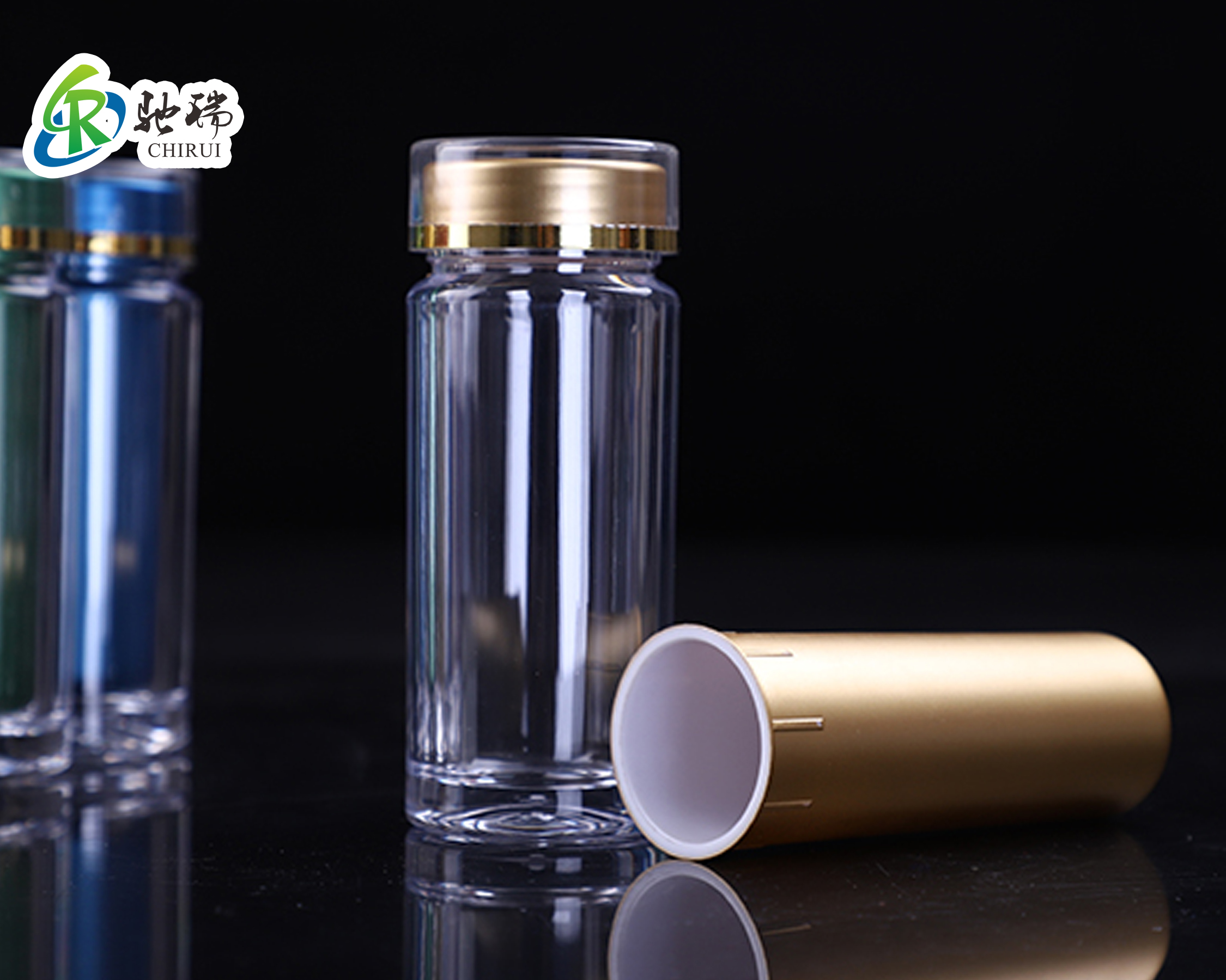 定制高端亚克力保健品瓶药瓶胶囊瓶黑枸杞虫草含片瓶子10个包邮