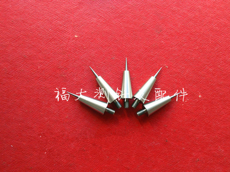 三丰钨钢尖测 滚道测针 百分表千分表测针平测 尖侧头 高度规测头