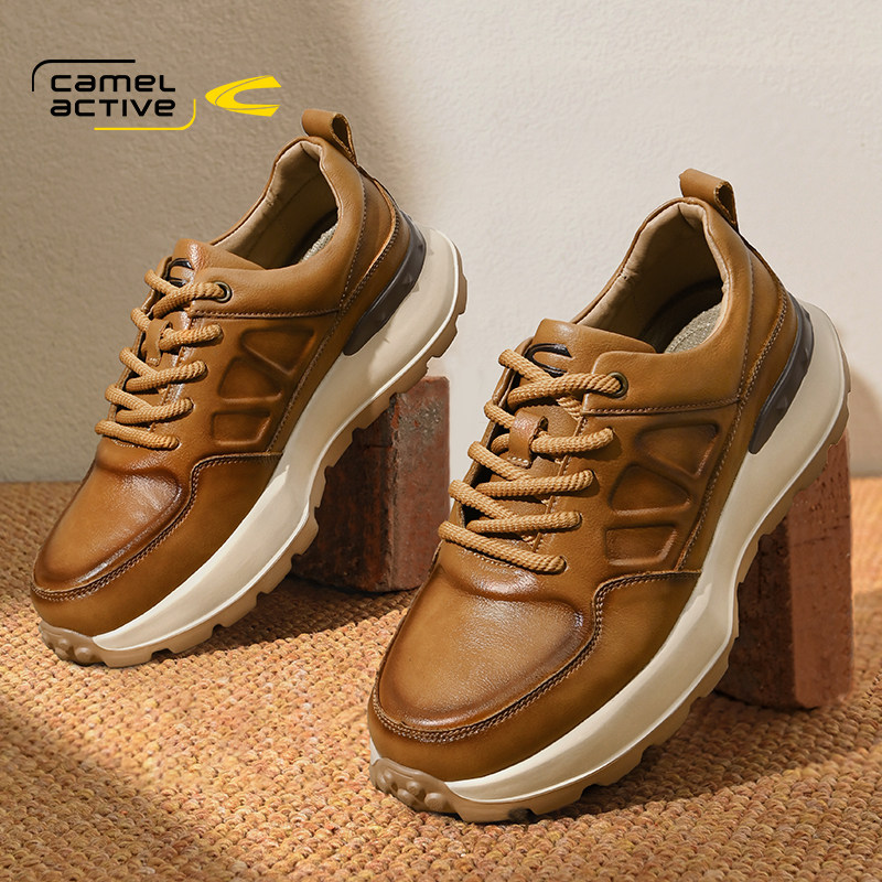 德国骆驼动感男鞋春秋季百搭休闲运动鞋子户外徒步防滑耐磨登山鞋