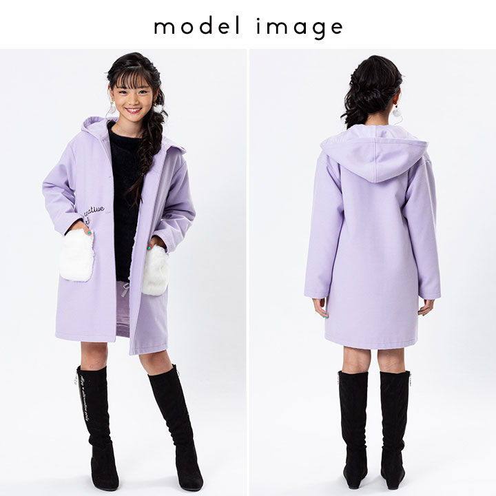롱 코트 가을 겨울 중학생 및 여고생 세련된 캐주얼 단순 따뜻한 겨울 옷 그레이 라벤더