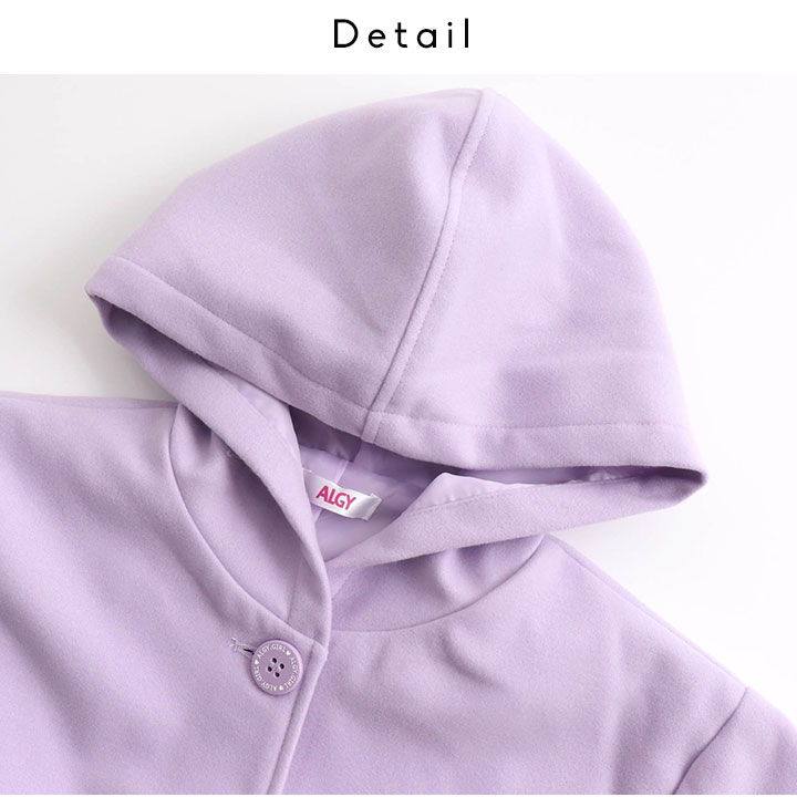 롱 코트 가을 겨울 중학생 및 여고생 세련된 캐주얼 단순 따뜻한 겨울 옷 그레이 라벤더