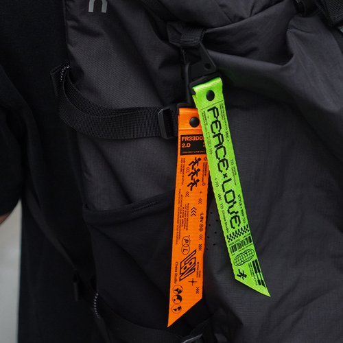 CHASE背包登山包挂饰飘带机能风