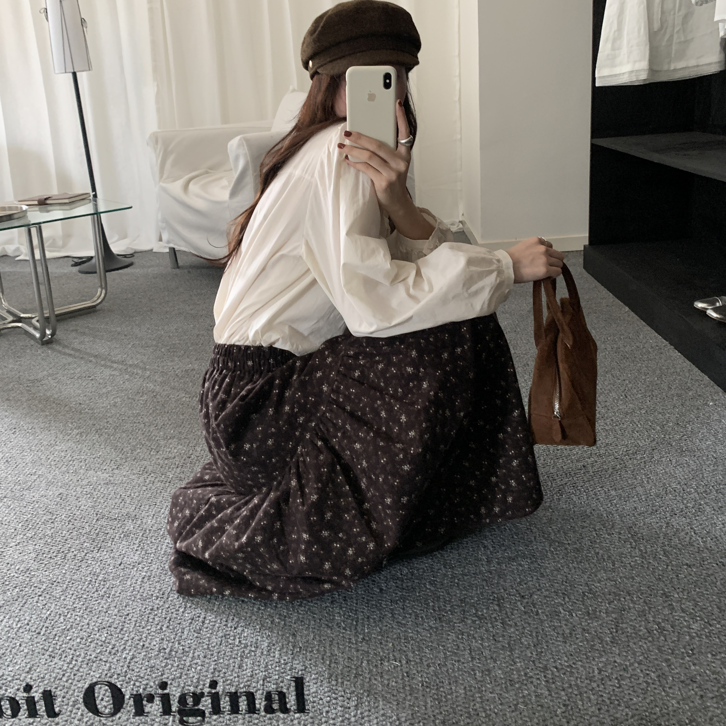 法式温柔蕾丝翻领长袖衬衫女秋冬