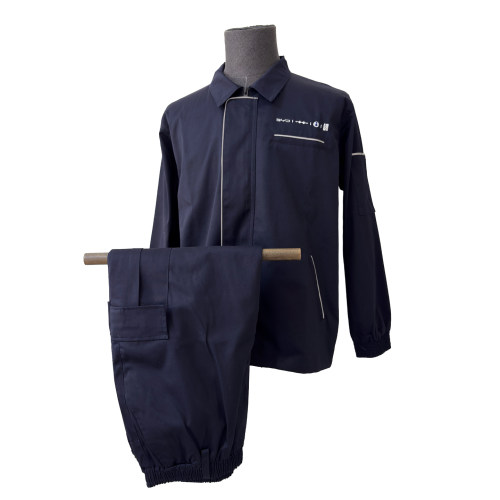 新款深蓝色比亚迪工作服4S店腾势方程豹车间售后工装维修机修套装