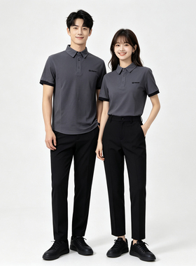 新款长城汽车4s店工作服灰色polo衫坦克哈弗夏季短袖t恤售前工装