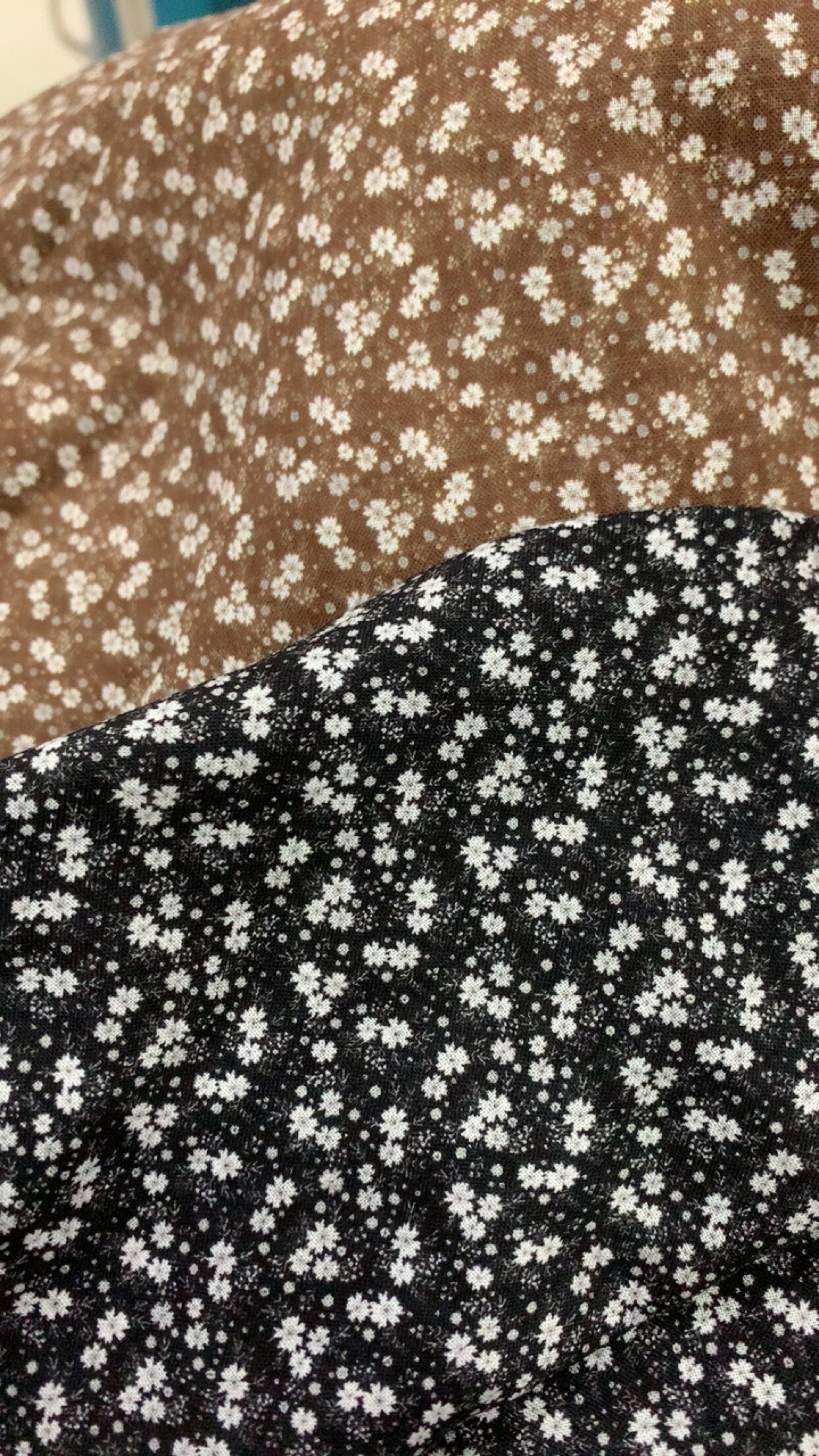 纯棉色织纱布碎花棉麻DIY手工服装连衣裙布艺包包抱枕面料
