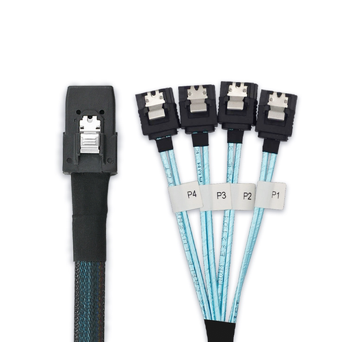 SAS线 SFF8087-4SATA 硬盘转接线  服务器6G高速线缆 长80CM/35CM