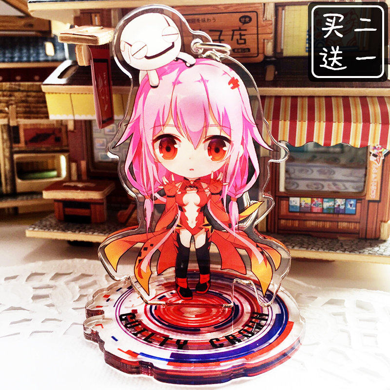 罪恶王冠guiltycrown动漫蝶周边楪祈樱满集双面pvc挂件立牌钥匙扣