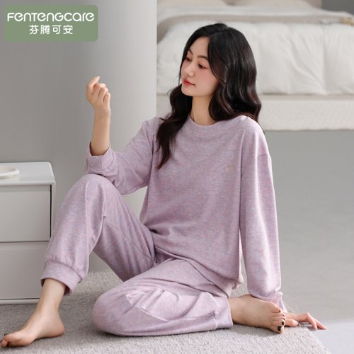 芬腾可安双面磨毛德绒保暖睡衣