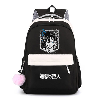 秀洛动漫小学生书包男进击的巨人周边调查兵团卡通双肩包休闲背包