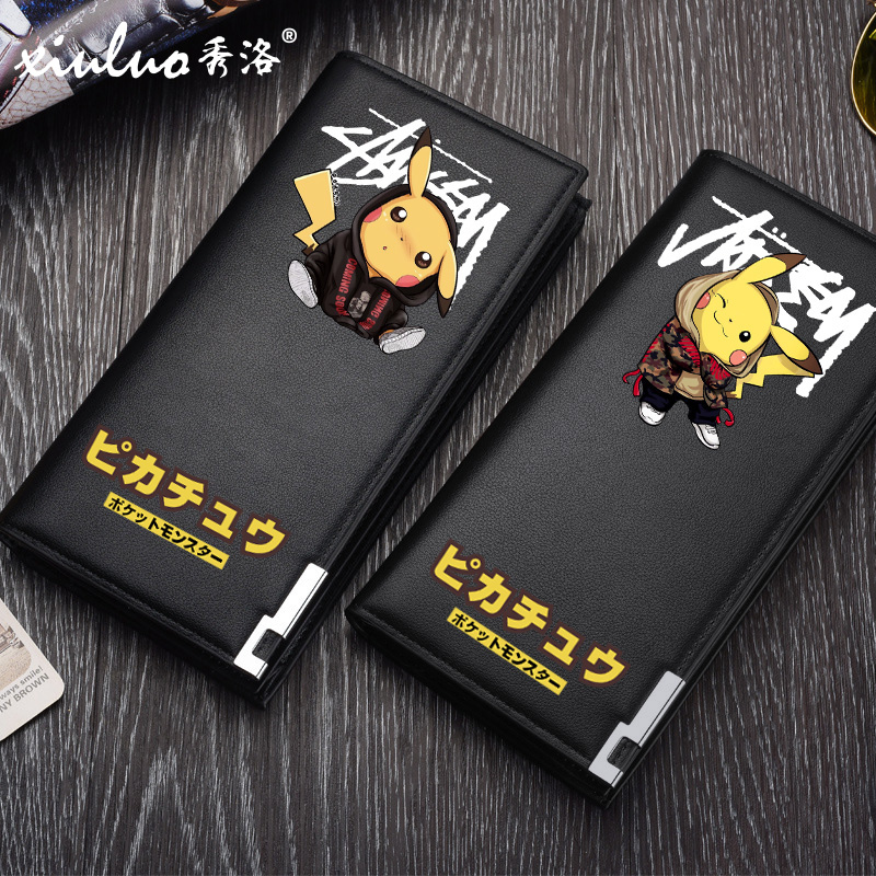 秀洛皮卡丘联名动漫周边精致钱包