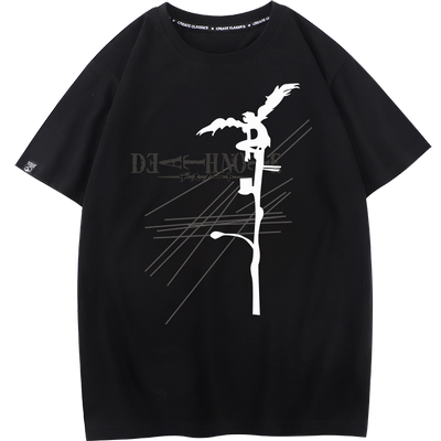 秀洛Death Note死亡笔记漫画周边街头小众设计感短袖ins潮流T恤潮