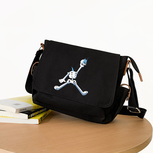 飞人骷髅鬼火篮球灌篮周边书包斜挎包中小学生单肩包背包男邮差包