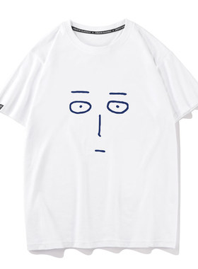 onepunchman老师周边T恤短袖日系动漫周边情侣半袖潮一拳超人