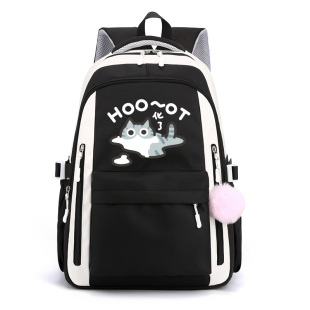 大橘猫背包 黑猫美短暹罗猫双肩包大容量电脑旅行背包初中书包男