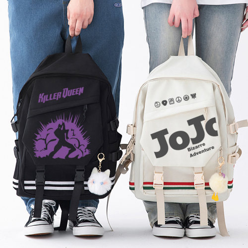 jojo皇后动漫周边双肩包男生书包的奇妙冒险黄金之风杀手双肩背包