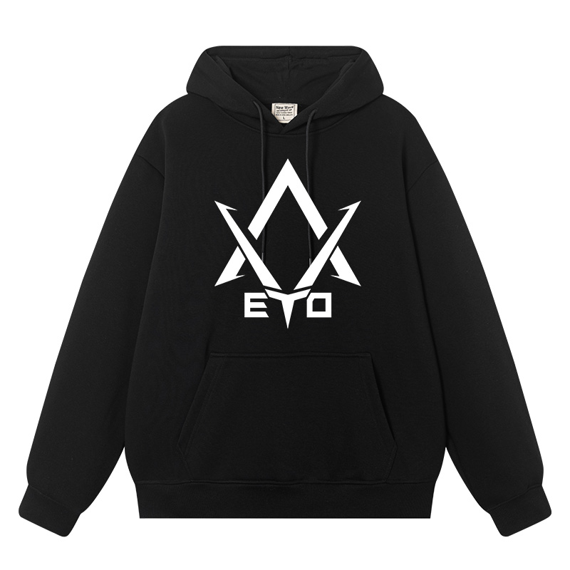 地球三体组织秋冬加绒连帽卫衣