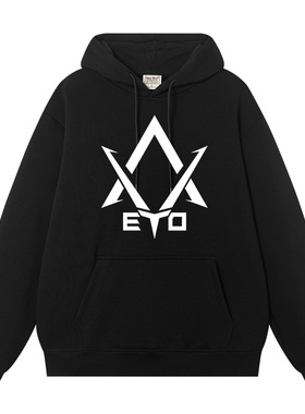 地球三体组织eto高级文明文字秋连帽男女复古美式卫衣外衣服外套