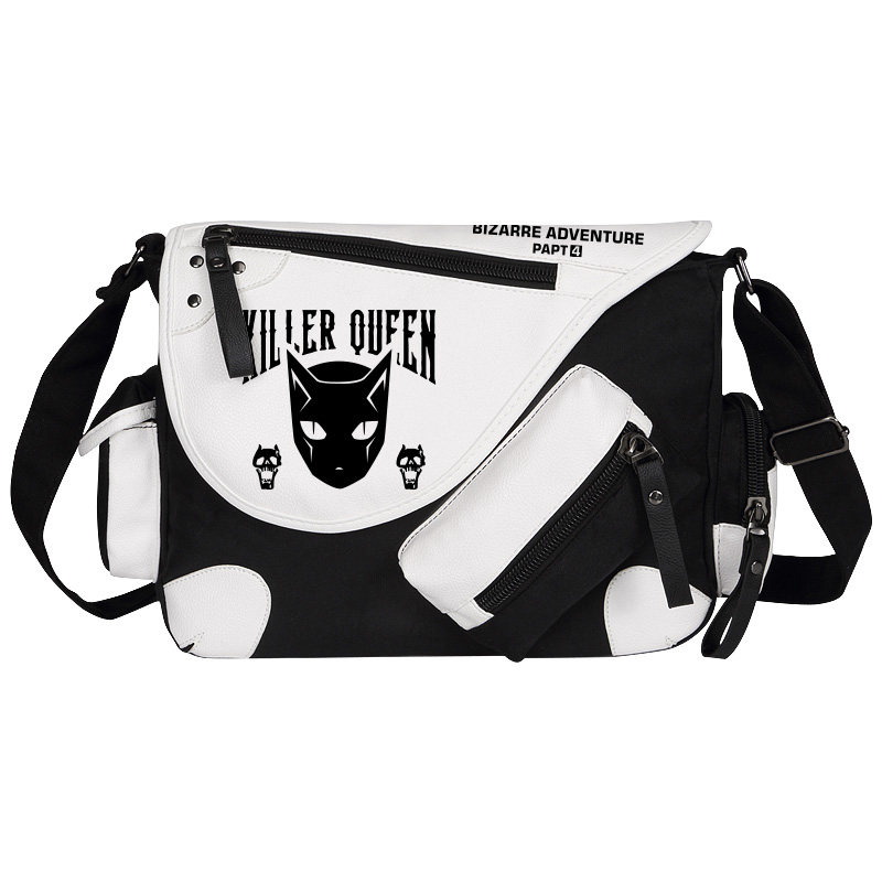 秀洛动漫背包书包jojo的杀手皇后斜挎单肩包邮差包中学生奇妙冒险,箱包皮具/热销女包/男包,男士包袋,淘宝优惠券,粉丝福利购,淘宝优惠卷