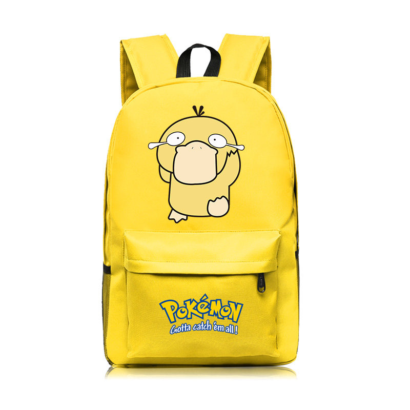 秀洛switch周边游戏可达鸭动漫周边双肩背包学生宝双肩包可梦书包