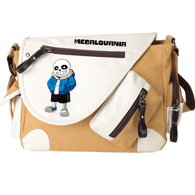 秀洛传说之下斜挎包游戏周边Undertale帆布包单肩书包sans邮差包