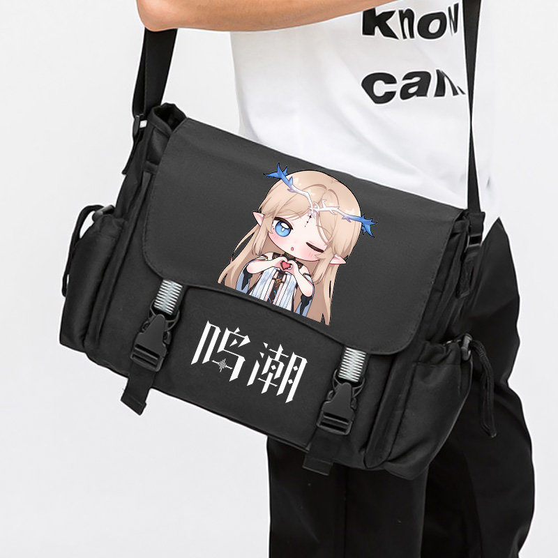 鸣潮游戏人物卡提希娅Q版表情包周边学生斜挎信封包男女单肩包tt