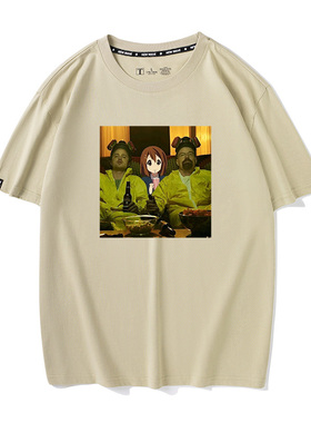 美剧恶搞夏季短袖T恤男Breaking Bad制毒师超越罪恶衣服绝命毒师