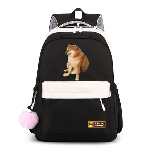 柴犬双肩背包神烦狗背包