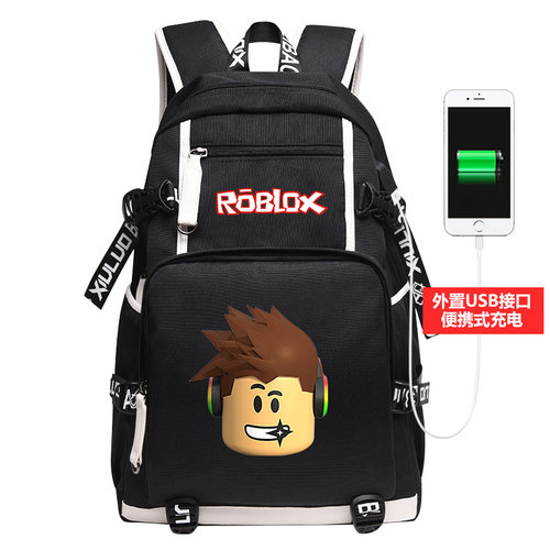 秀洛潮牌roblox双肩包两用背包防水单肩手提通勤旅行书包大容量