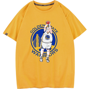 恶搞安西教练联名库里T恤篮球训练纯棉男夏季运动短袖tee灌篮高手