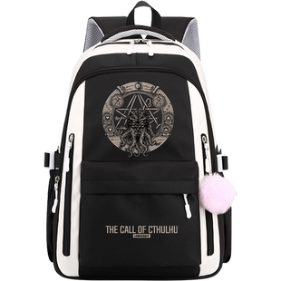 秀洛学生双肩包男旧日支配者双肩背包克苏鲁神话书包克苏鲁的呼唤