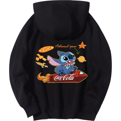 史迪仔周边卡通动漫秋冬连帽卫衣