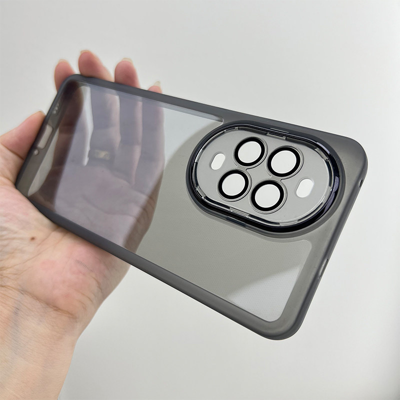 适用华为nova13Pro手机壳自带镜头膜全包nova12透明硅胶高颜值男nova13轻奢简约纯色