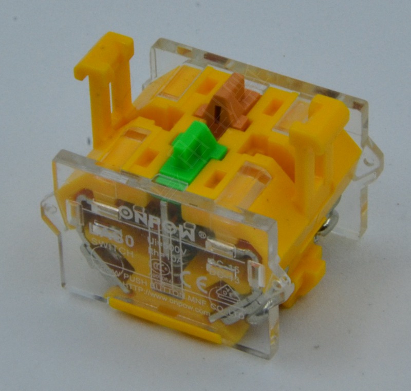 LAS0-A3Y系列触点 红波按钮11一常开一常闭 20两常开 02两常闭