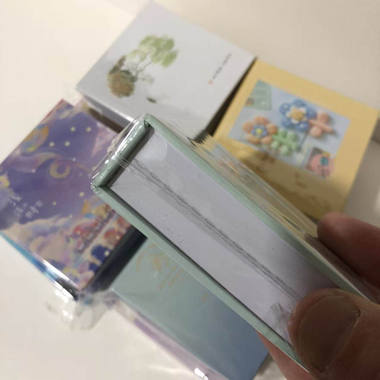 正方形200页可撕硬面便签